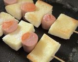 魚肉ソーセージでチーズソパン作り方3写真