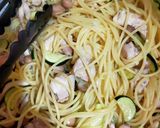 チキンとズッキーニのレモン風味パスタ作り方4写真