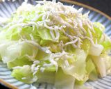 【糖質オフ】塩茹でキャベツのしらすまみれ作り方11写真
