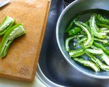 万願寺唐辛子と煮干しの佃煮作り方1写真