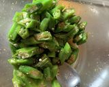 おくらの胡麻和え作り方4写真