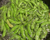簡単❁鶏むね肉と枝豆のはんぺん焼き作り方1写真