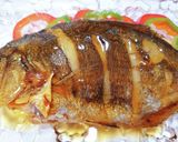 尾頭付き一尾魚の唐揚げ♡甘酢あんかけ作り方7写真