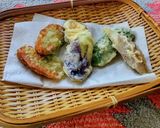 夏野菜と笹かまぼこの天ぷら♪作り方3写真