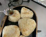 朝ご飯にバター醤油焼きおにぎり作り方8写真