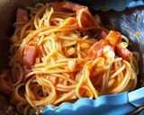 冷製パスタ　プチトマトのソース　みんと風作り方8写真