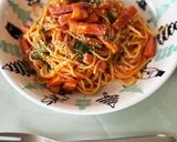冷製パスタ　プチトマトのソース　みんと風作り方11写真