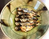 焼き豆アジの醤油漬け/さんまのおまけつき作り方6写真