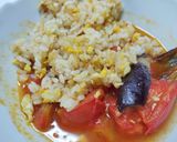 トマトとナスのスープチャーハン作り方10写真