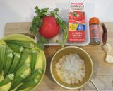 エジプト風オクラの煮込み作り方1写真