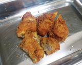 簡単チキンカツ　オヤジのつまみ　作り方8写真