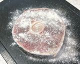 マグロのテールの生姜照り焼き作り方3写真