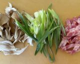調味料３種で絶品♪舞茸の和風パスタ作り方2写真