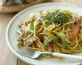 調味料３種で絶品♪舞茸の和風パスタ作り方6写真
