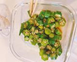 オクラの梅肉　おかか和え作り方5写真