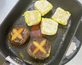 茹でとうもろこしとしいたけのバター醤油焼作り方2写真