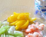 海老をメインに彩り野菜のさっぱり炒め♪作り方1写真