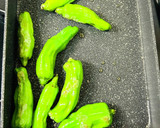 ししとう　塩ごま油炒め作り方2写真