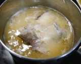 簡単！ピリ辛あら汁　二番出汁作り方2写真