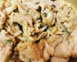 金曜カレープレート●豚肉＆茸のトッピング作り方2写真
