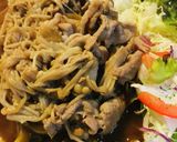 金曜カレープレート●豚肉＆茸のトッピング作り方3写真