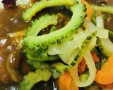 金曜カレープレート●夏野菜プラスのカレー作り方3写真