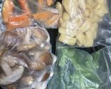 冷凍野菜パラパラ今夜の味噌汁作り方1写真