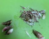 お吸い物　茗荷とおくら作り方1写真