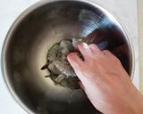 もちもち！大葉とえび入りれんこんもち作り方1写真