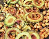 丸ごとゴーヤと水煮大豆の甘辛揚げ作り方5写真