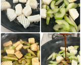 いかとセロリのオイスター炒め作り方4写真