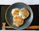 もちもち！大葉とえび入りれんこんもち作り方9写真