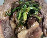 ネギ焼肉丼　325作り方3写真