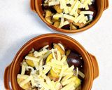 なす大量消費★挽き肉入り簡単チーズ焼き作り方4写真