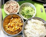 シンプル美味しい！カニと玉子のチャーハン作り方1写真