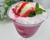 甘酸っぱい魅力ピーチメルバ仕立てドリンク作り方4写真