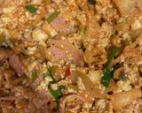 豆腐、キムチ、玉子、ハムの中華風炒め作り方3写真