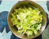 さっぱりレタスの酢みそ和え作り方3写真