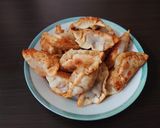 寒天入り残りカレーの揚げ餃子作り方4写真
