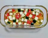 イカと夏野菜のジュレ!おもてなし作り方6写真