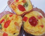 超簡単♫ かぼちゃと卵のキッシュマフィン作り方6写真