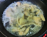 九条ねぎと塩こんぶで作る鶏皮丼作り方2写真