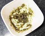 おつまみに！中島菜麹とすりごまの豆腐添え作り方3写真