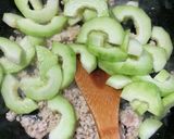しま瓜のそぼろ炒め煮♪作り方4写真