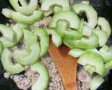 しま瓜のそぼろ炒め煮♪作り方4写真
