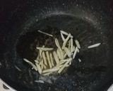 空芯菜と竹輪の炒め作り方2写真
