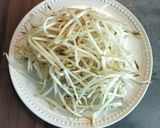 簡単！ほうれん草ともやしの旨塩ナムル作り方1写真