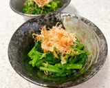 シンプルな味付け♪つるむらさきのおひたし作り方4写真