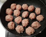 不器用豚挽肉甘酢団子作り方2写真