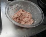 不器用マヨネーズ入り照り豚つくね作り方1写真